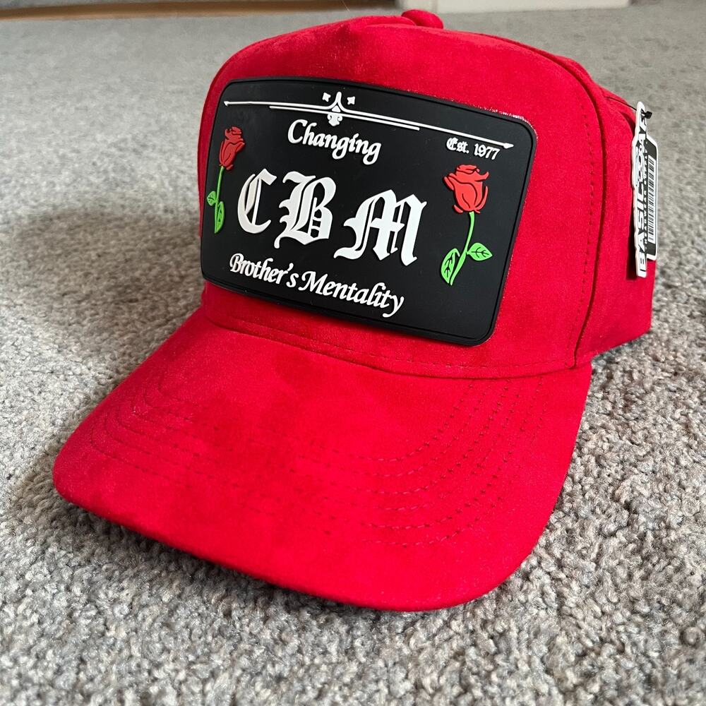 NWT CBM Hat Changing Brother's Mentality Chance the Rapper CBM Mafia Cherry Red